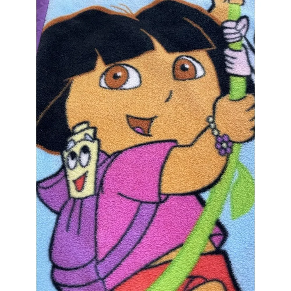 Vintage 2004 Dora the Explorer Boots Nick Jr Ready Bed‎ Sleeping Bag Case Y2K